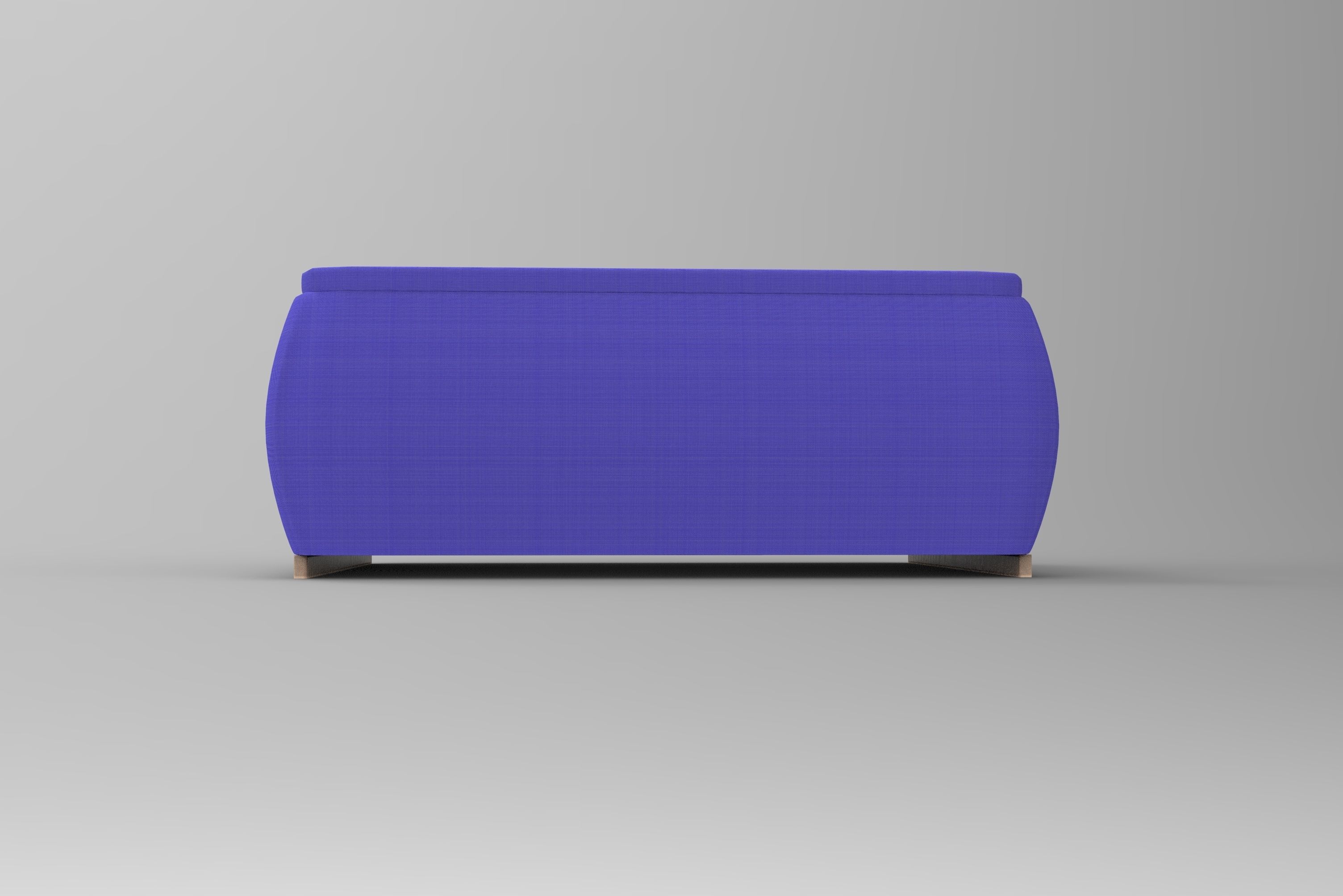 Lan Small Module Pouf Low-poly 3D model_3