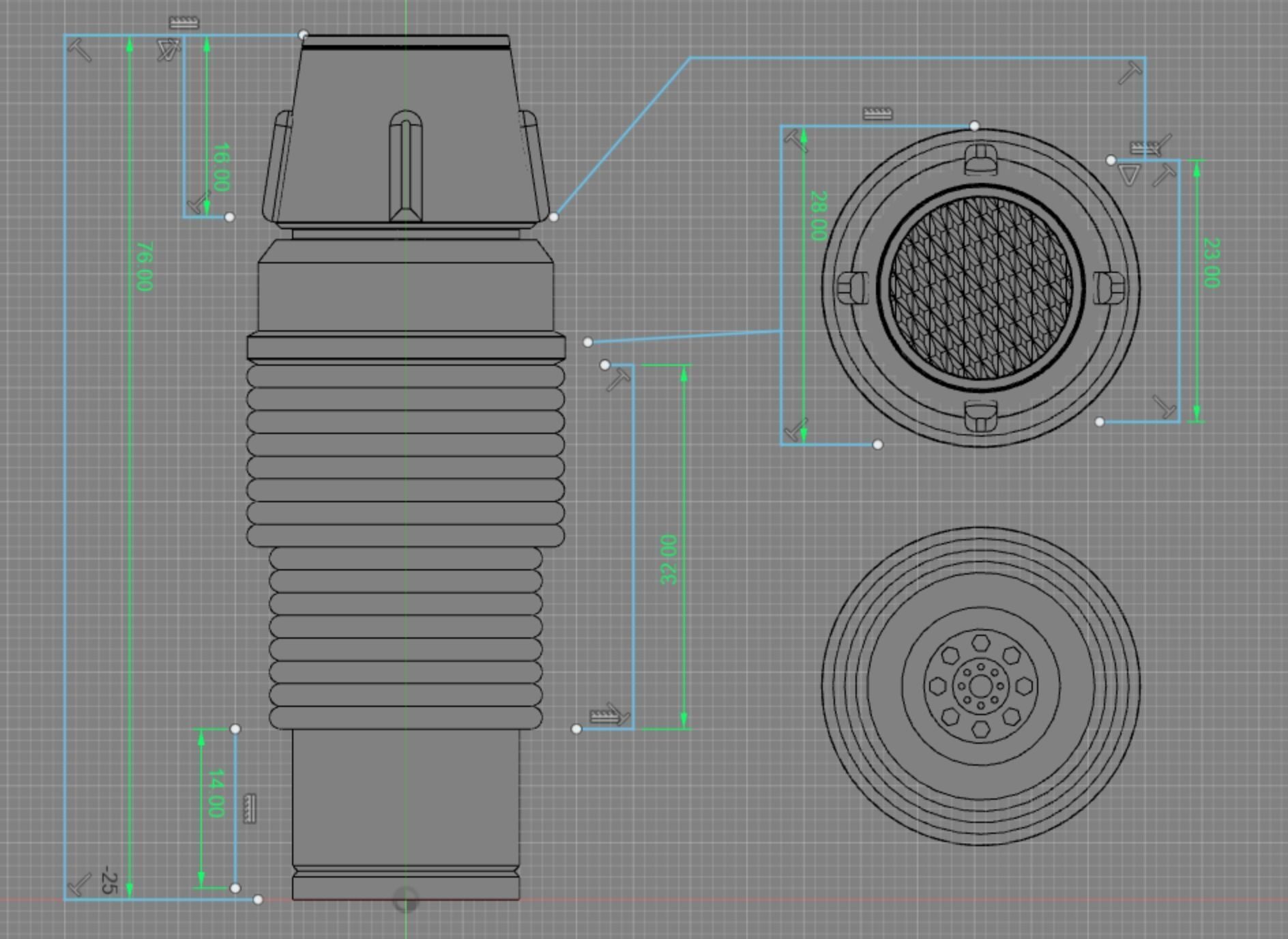 C3PO Luke Intercomunicador Free 3D print model_1