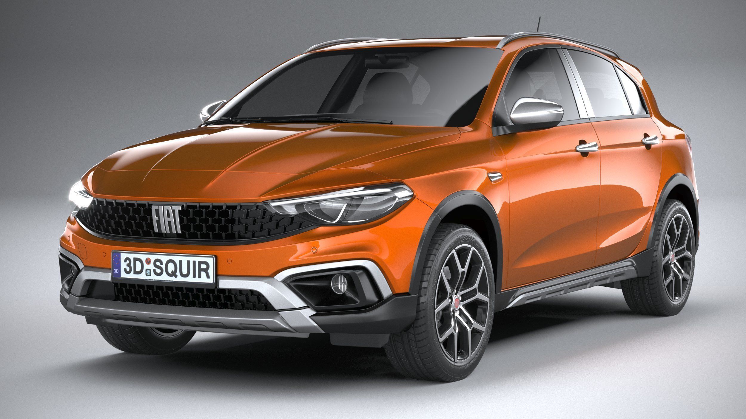 Fiat Tipo Cross 2021 3D model_2