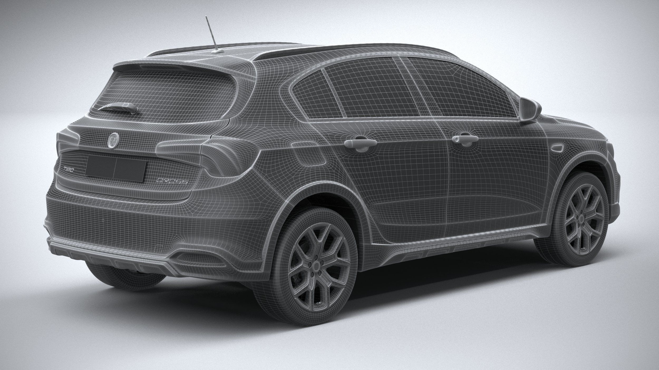 Fiat Tipo Cross 2021 3D model_27