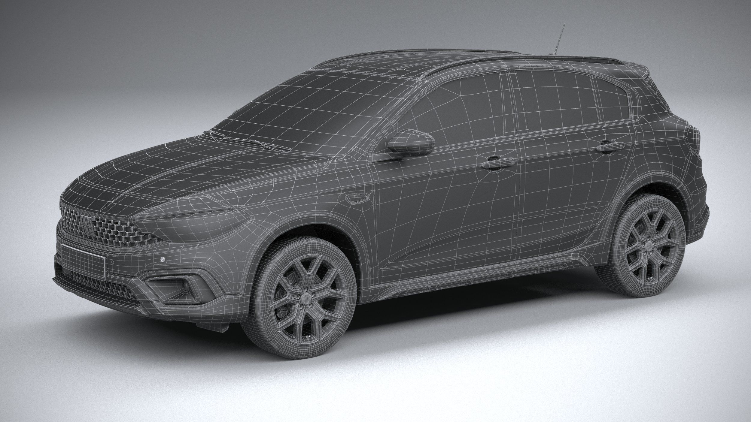 Fiat Tipo Cross 2021 3D model_28