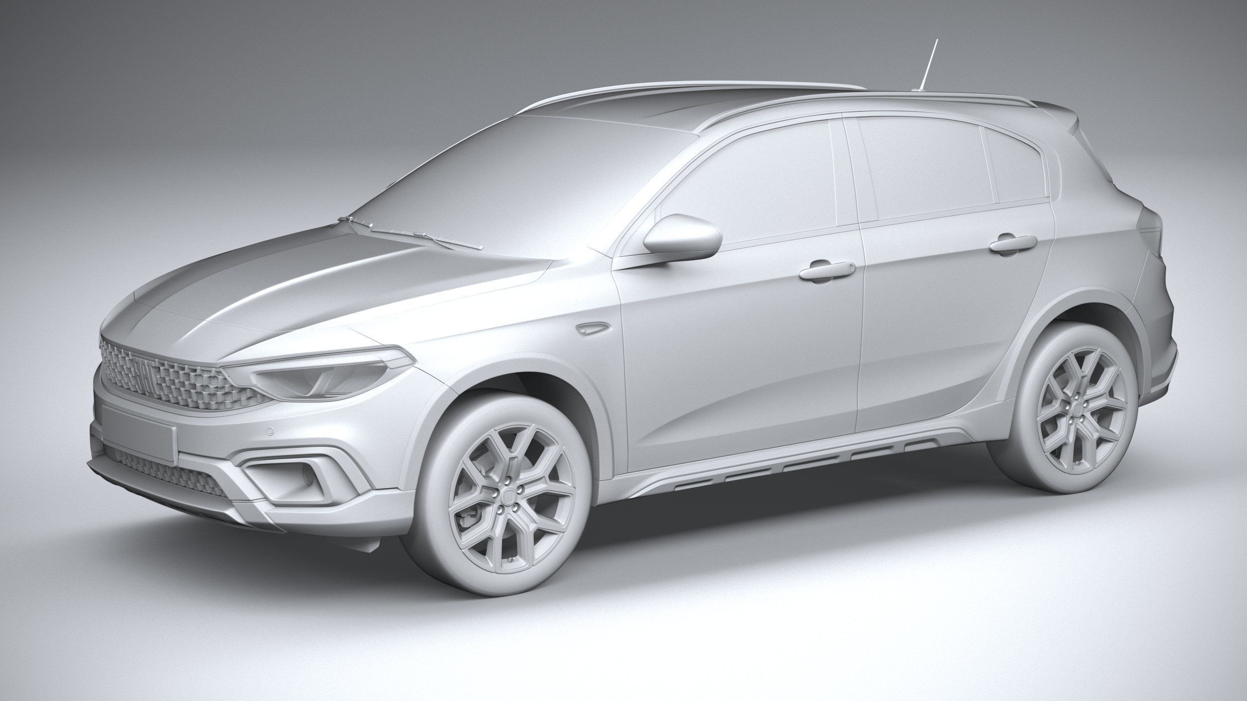 Fiat Tipo Cross 2021 3D model_19