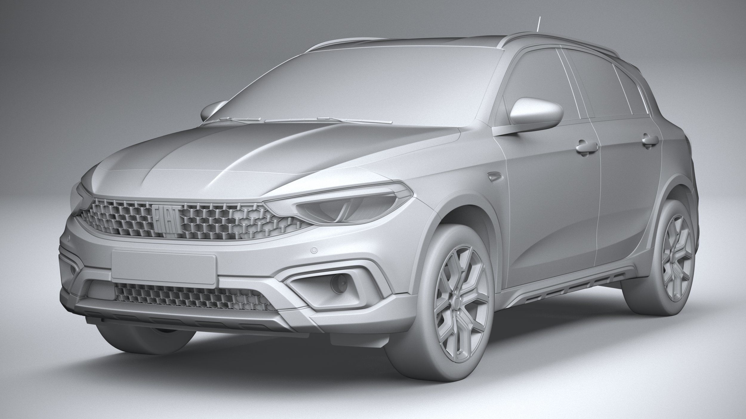 Fiat Tipo Cross 2021 3D model_20