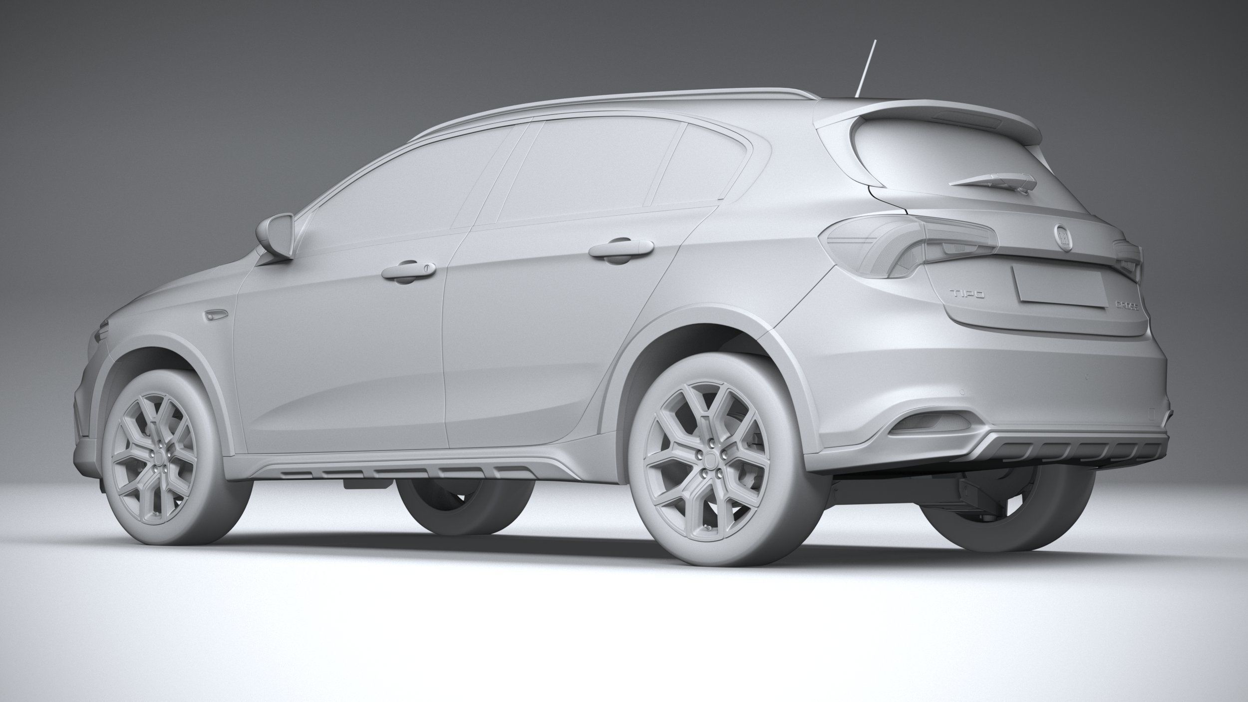 Fiat Tipo Cross 2021 3D model_21