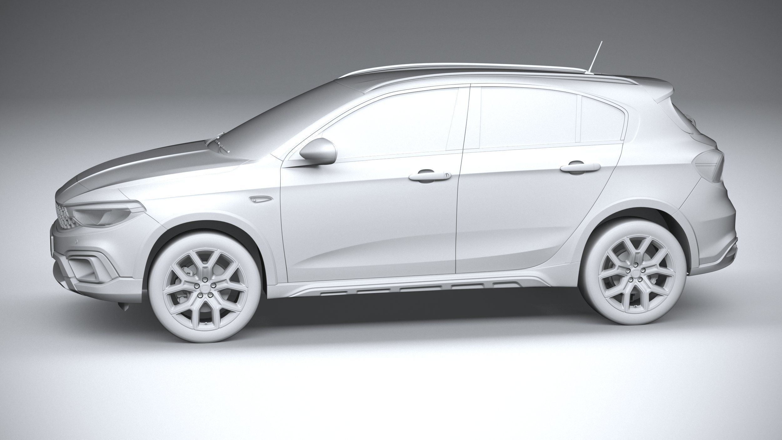 Fiat Tipo Cross 2021 3D model_22