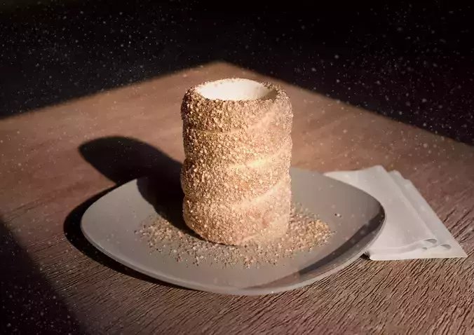 Traditional czech Trdelnik