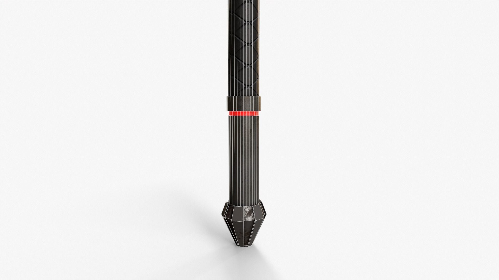 Sci-Fi Axe V3 Low-poly 3D model_10