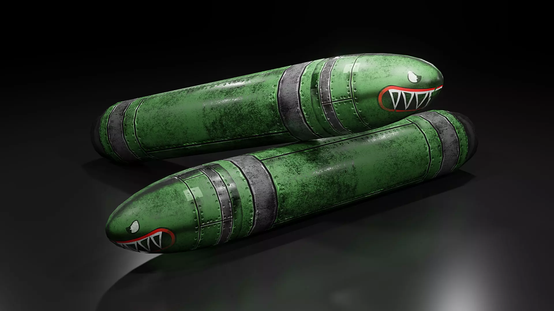 Rocket Missile - Sci-Fi - Game Ready Free low-poly 3D model