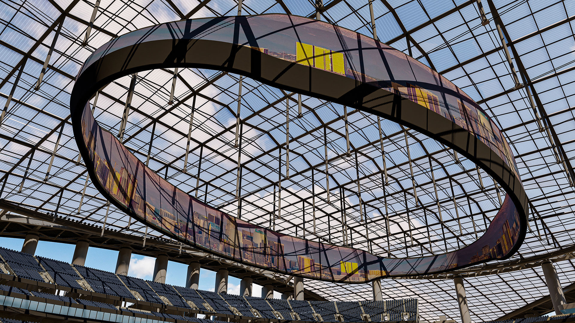 3D model SoFi Stadium California USA VR / AR / lowpoly CGTrader