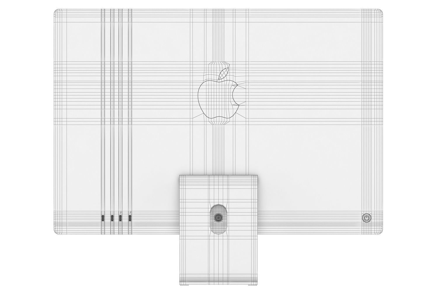 Apple iMac 24 - 2021 3D model_15
