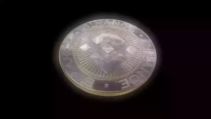Binance coin BNB 3D model