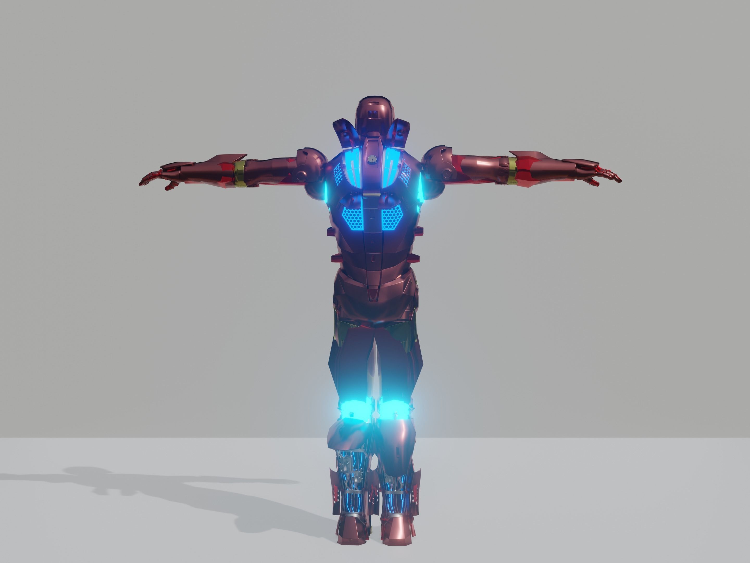 IRONMAN 3D MODEL avengers iron man 3D model_1