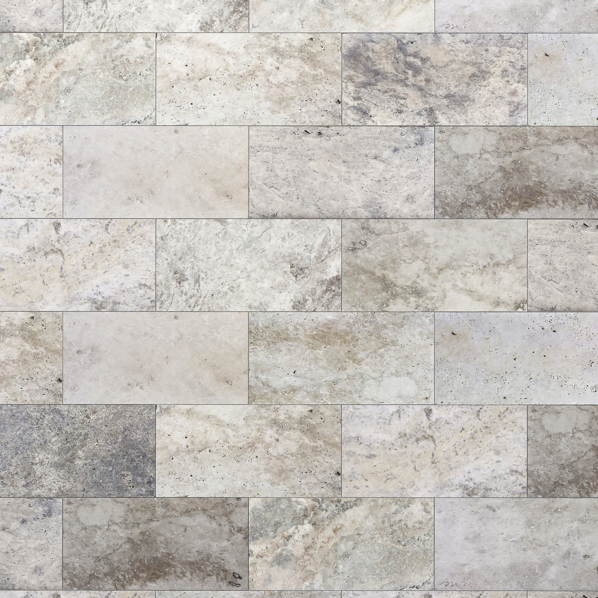 Tile Travertine 3D model_1