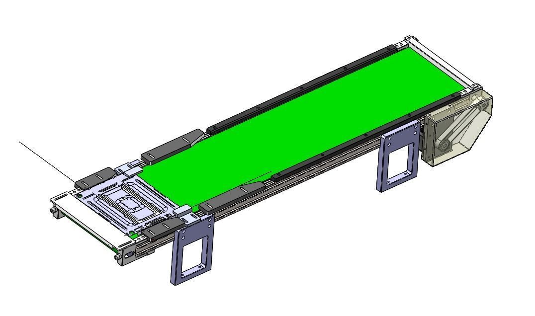 Soft pack lithium battery labeling machine 3D model_9