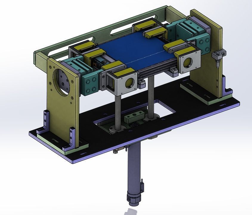 Soft pack lithium battery labeling machine 3D model_13