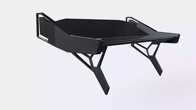 spoiler black Carbon tuning garage  3D model