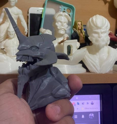 Evangelion EVA01 Bust  3D print model_6