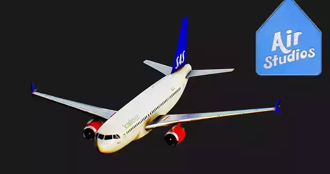 Airbus A320 Scandinavian Airlines Airplane