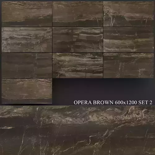 Peronda Opera Brown 600x1200 Set 2 3D model