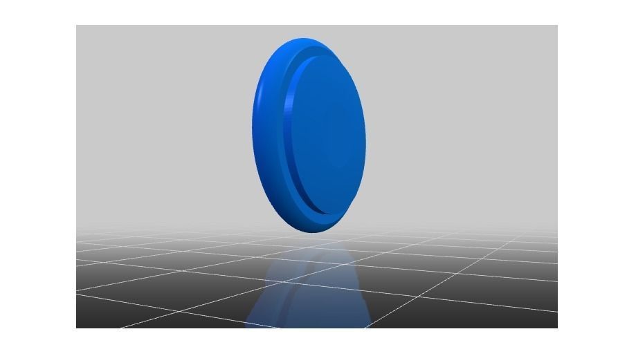 Apple Airtag keyring mount and enclosure 3D print model_1