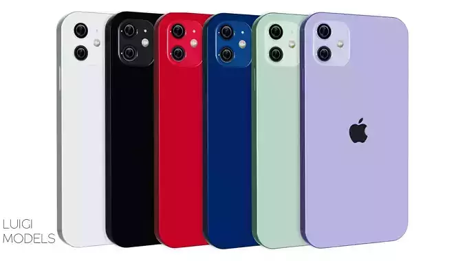 iPhone 12 mini 3D Model 3D model