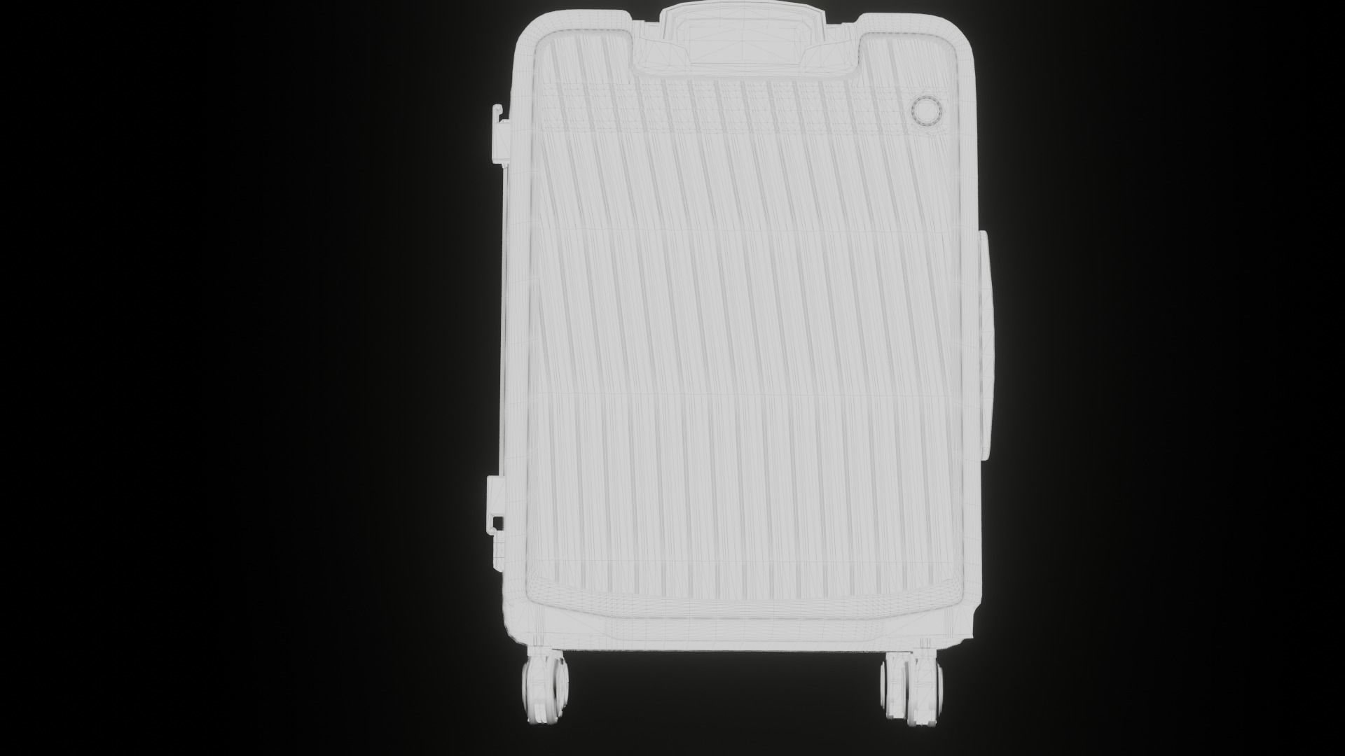 suitcase on wheels 3D model_8
