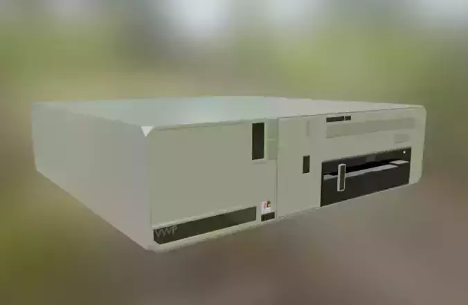 INTeL 486 Computer Free low-poly 3D model