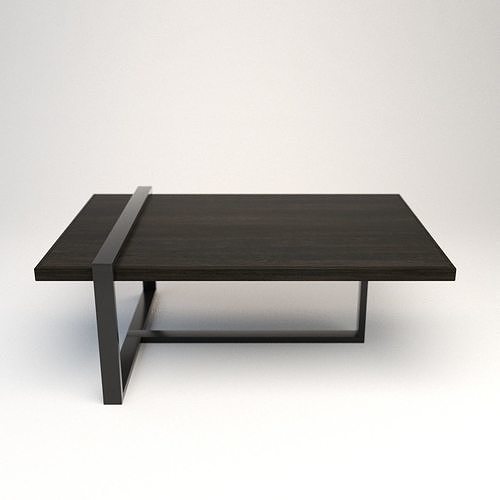 High-tech table 3D model