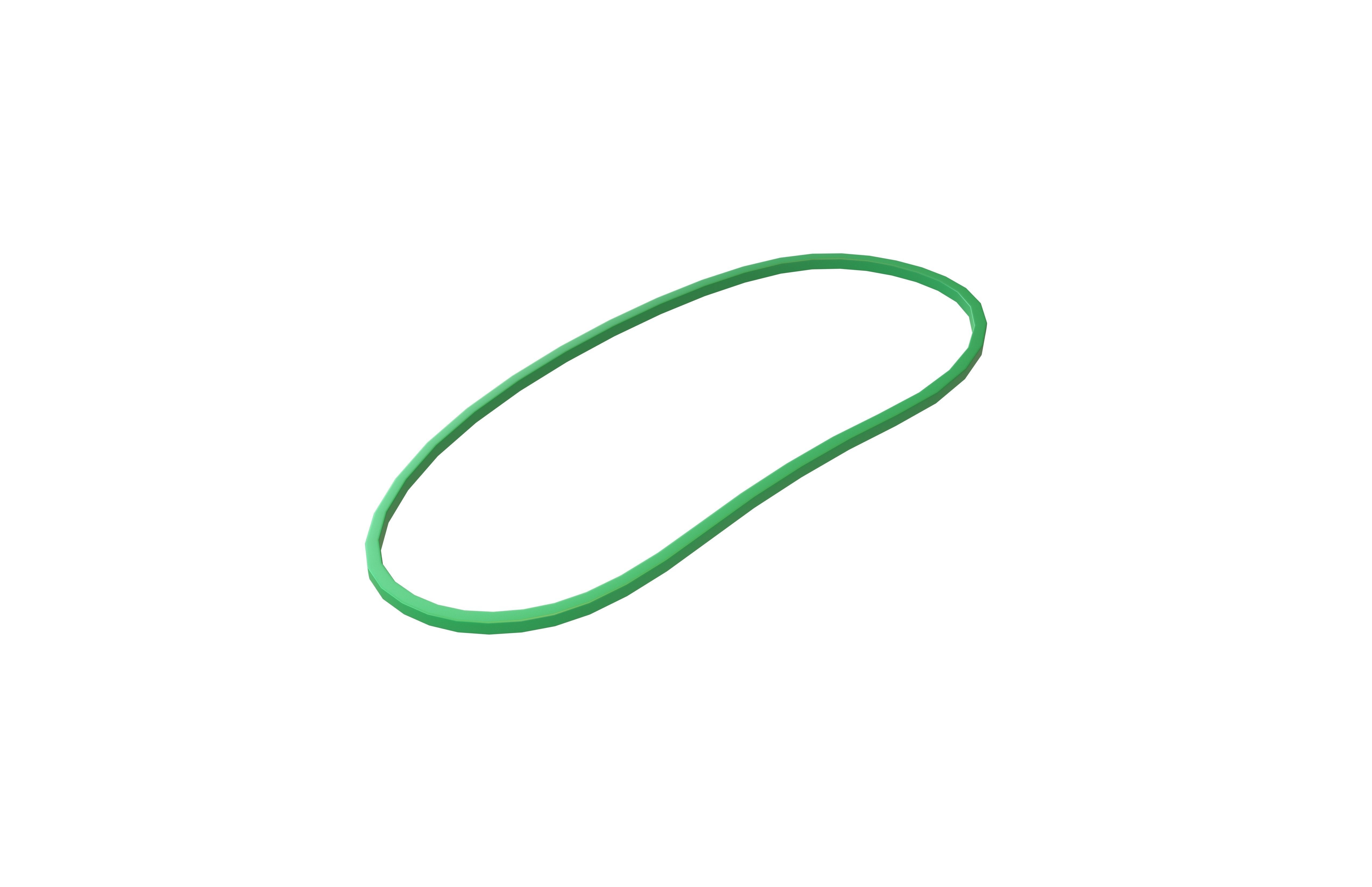 Rubber Band v1 004 Low-poly 3D model_3