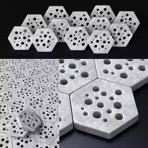 Stone Ngon hole decor n2