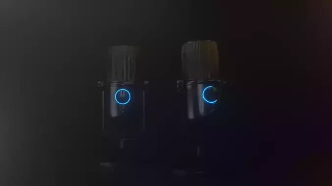 Microphone two microphones