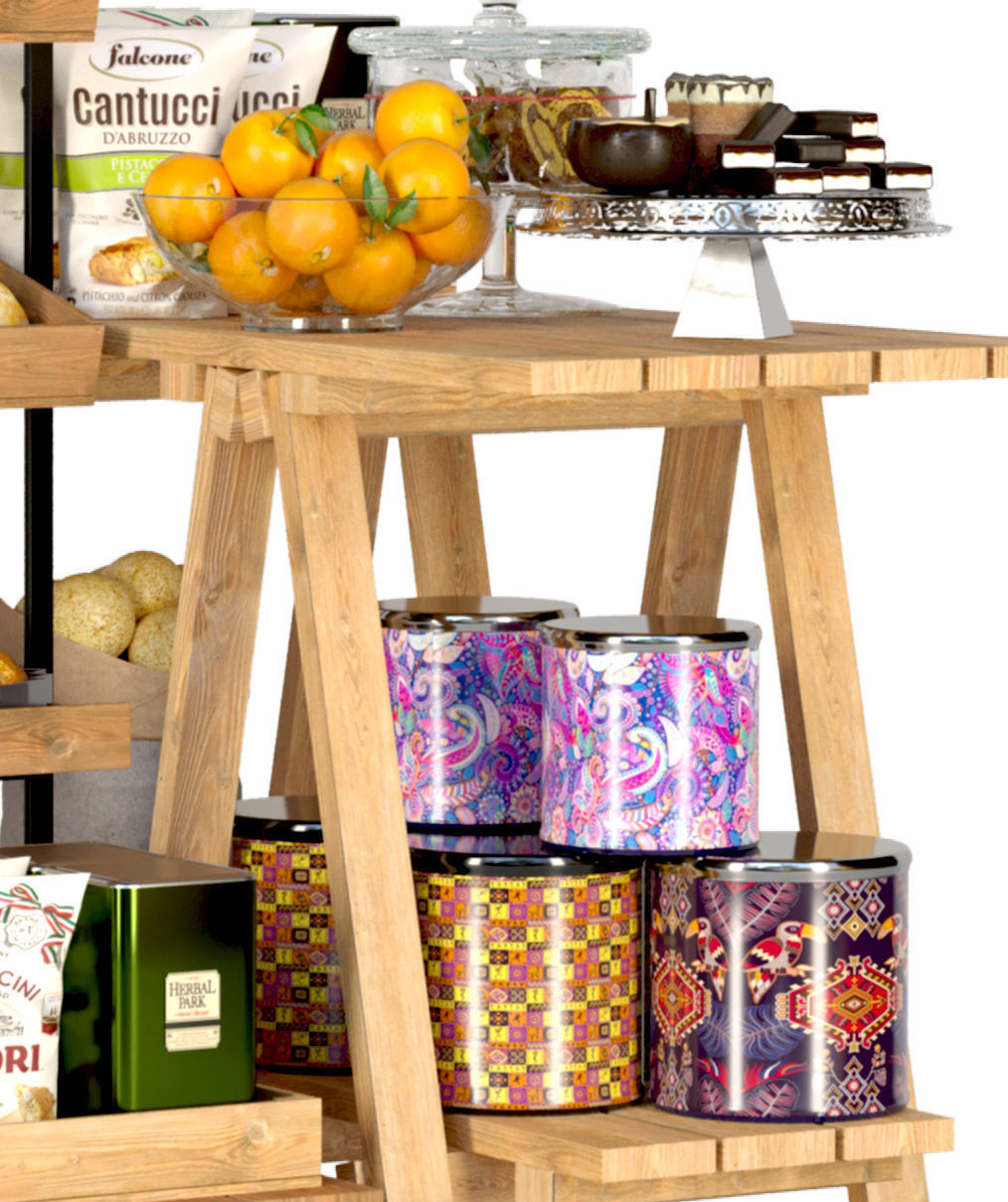 display rack 3D model_3