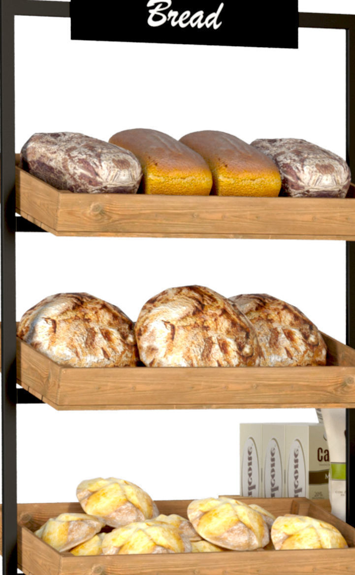 display rack 3D model_2