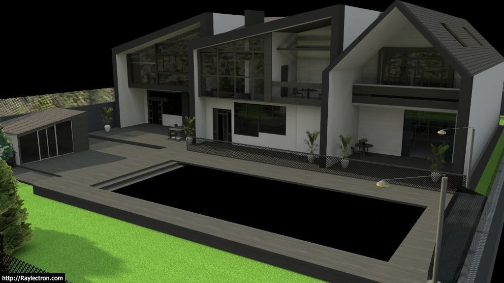 Big House 3D model_2