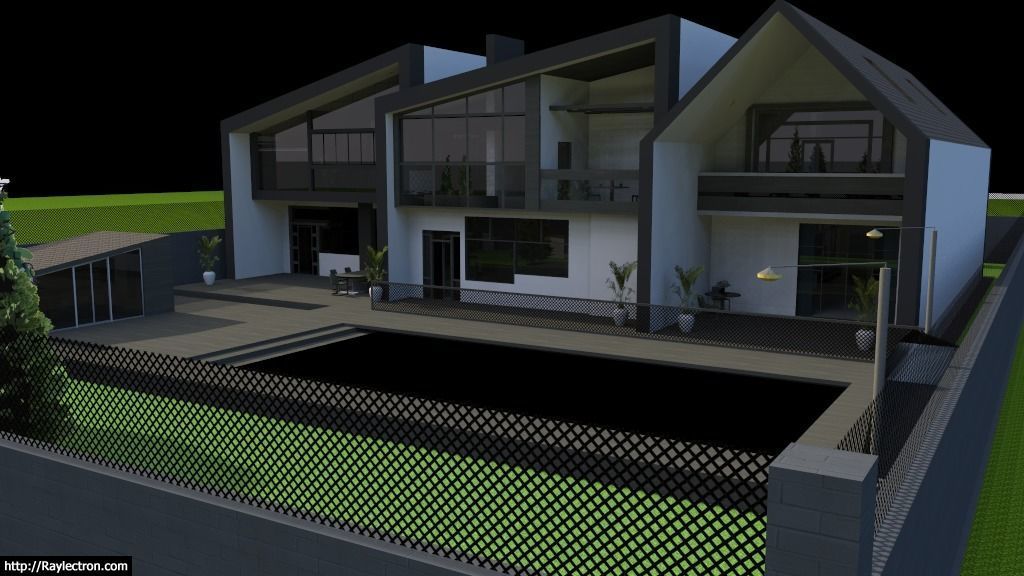 Big House 3D model_1