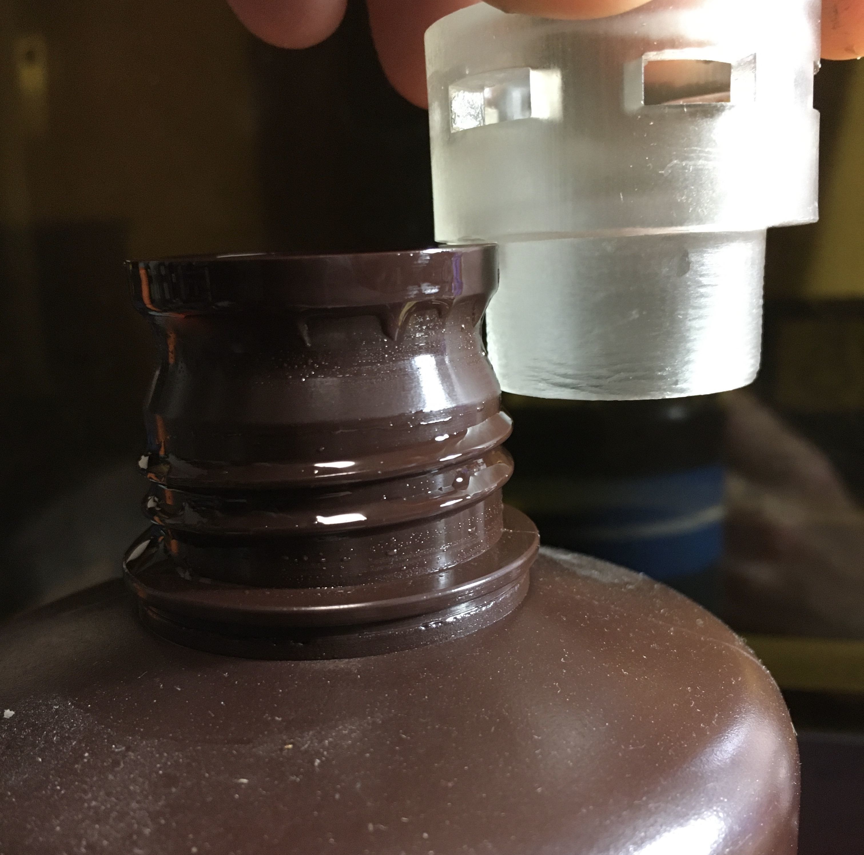 RESIN AIRFLOW FUNNEL ADAPTER Free 3D print model_3