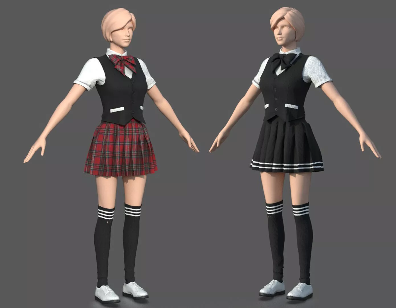 SUIT WOMAN 2 3D model