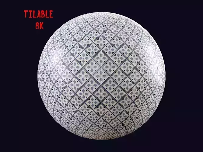 Decorative Tiles 001 3D model