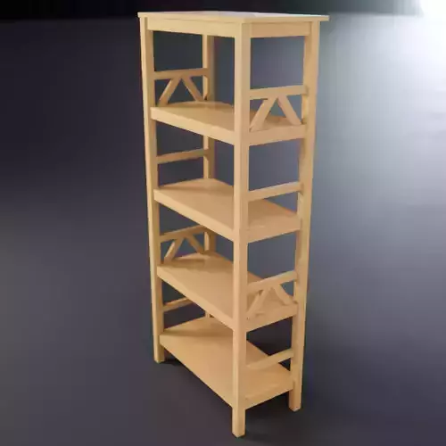 Linon Titian Rustic Bookcase