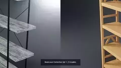 Bookcase Collection Set 1 shelving unit