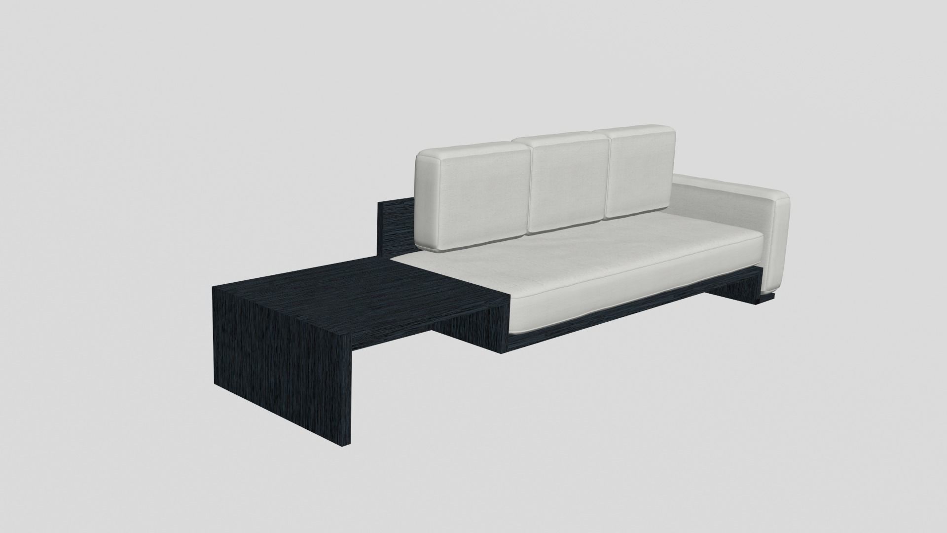 Modern sofa 3D model_1