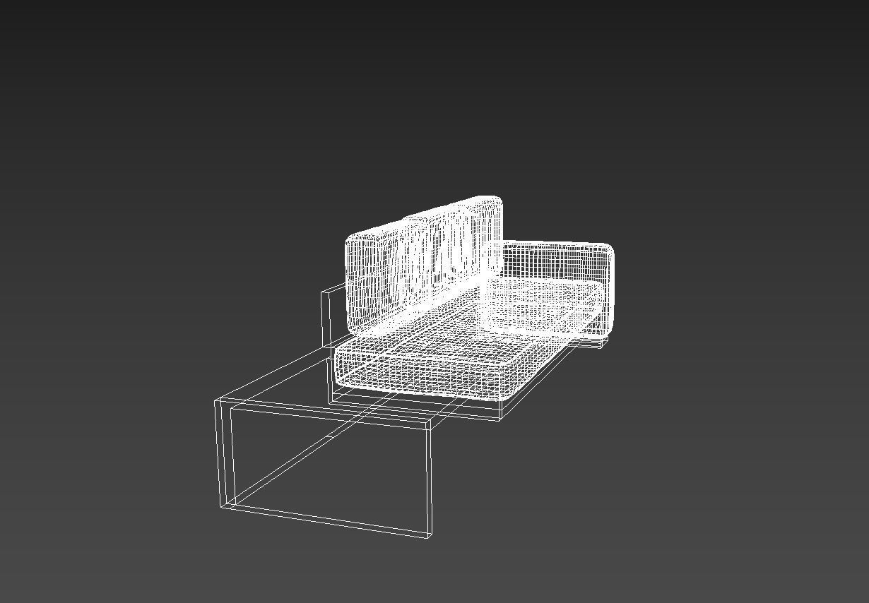 Modern sofa 3D model_11