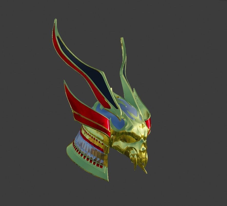 Shao Kahn helmet from Mortal Kombat 11 - Greatest Conqueror 3D print model_5