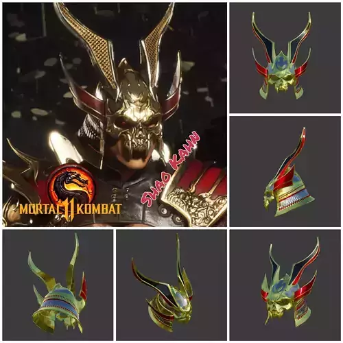 Shao Kahn helmet from Mortal Kombat 11 - Greatest Conqueror 3D print model