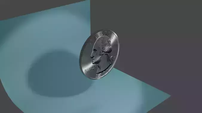 Realistic Quarter Clean and Grudgy