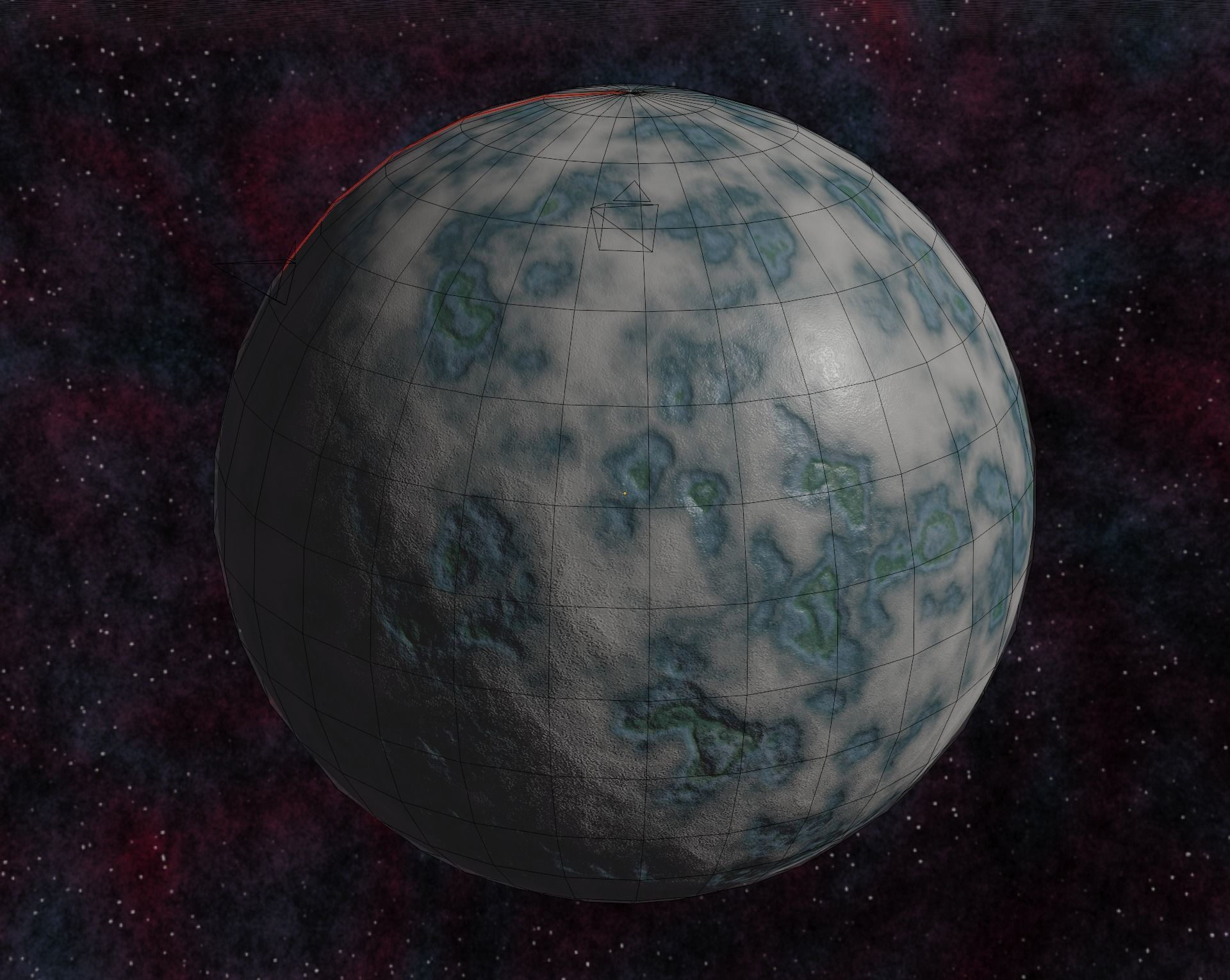 Ice planet 005-alfa Low-poly 3D model_10