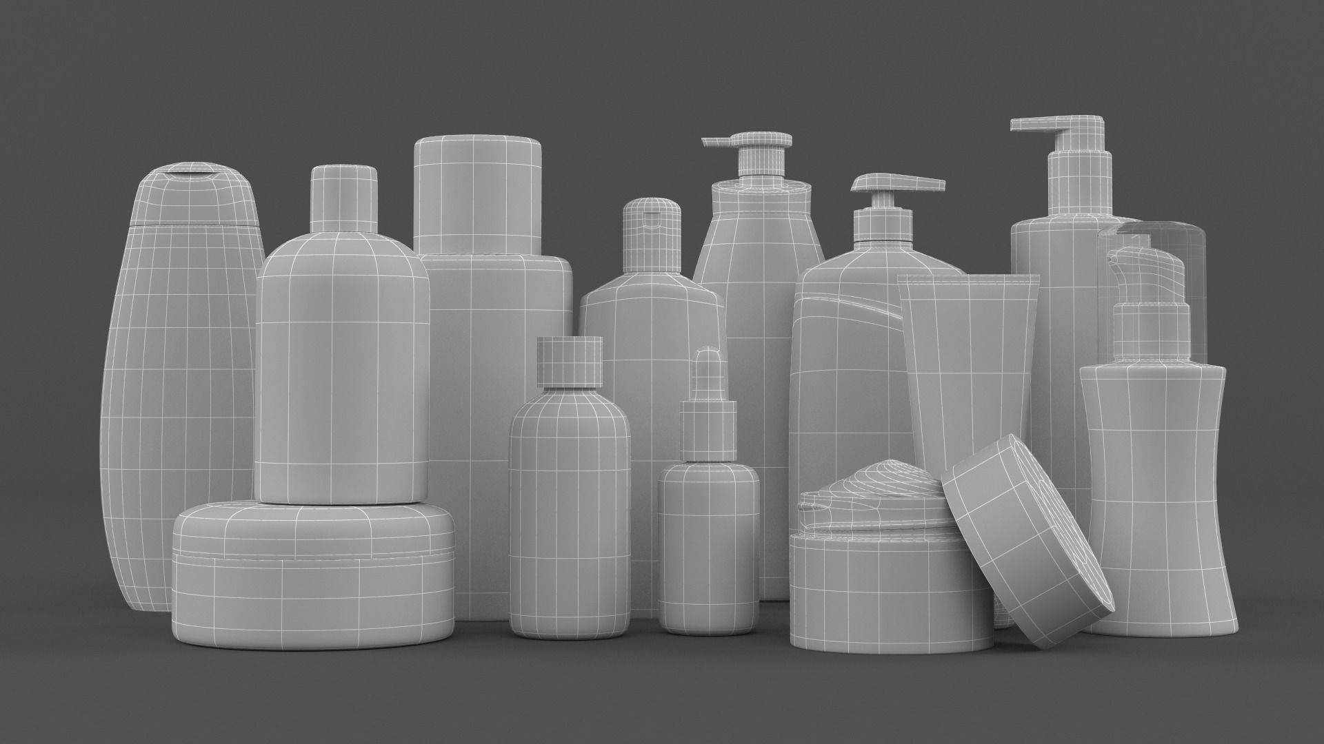 Plastic Bottles 3D model_19
