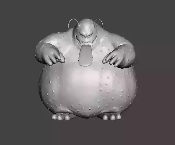 Buyon 3D Model creature with tongue