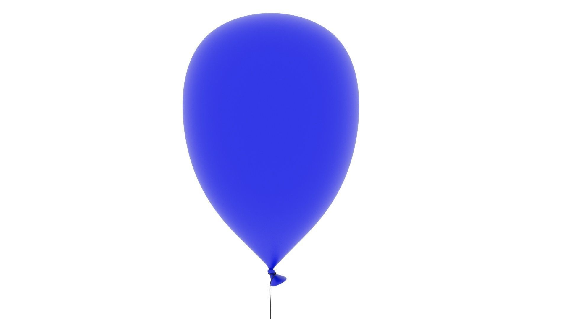 Balloons balloon Low-poly 3D model_1