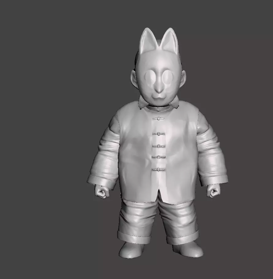 Grandpa Gohan 3D Model 3D print model_0